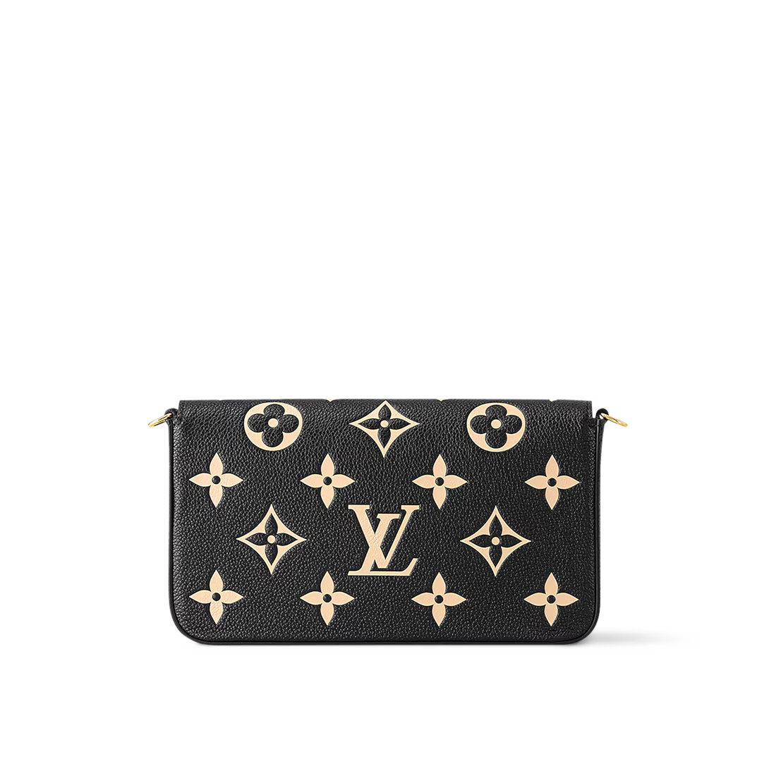 Felicie Pouch Black Beige