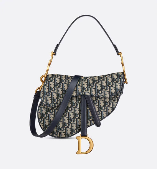 Saddle Bag With Strap - Blue Edition