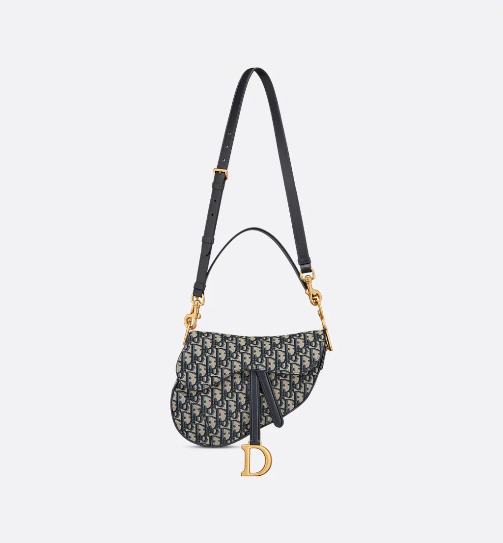 Saddle Bag With Strap - Blue Edition