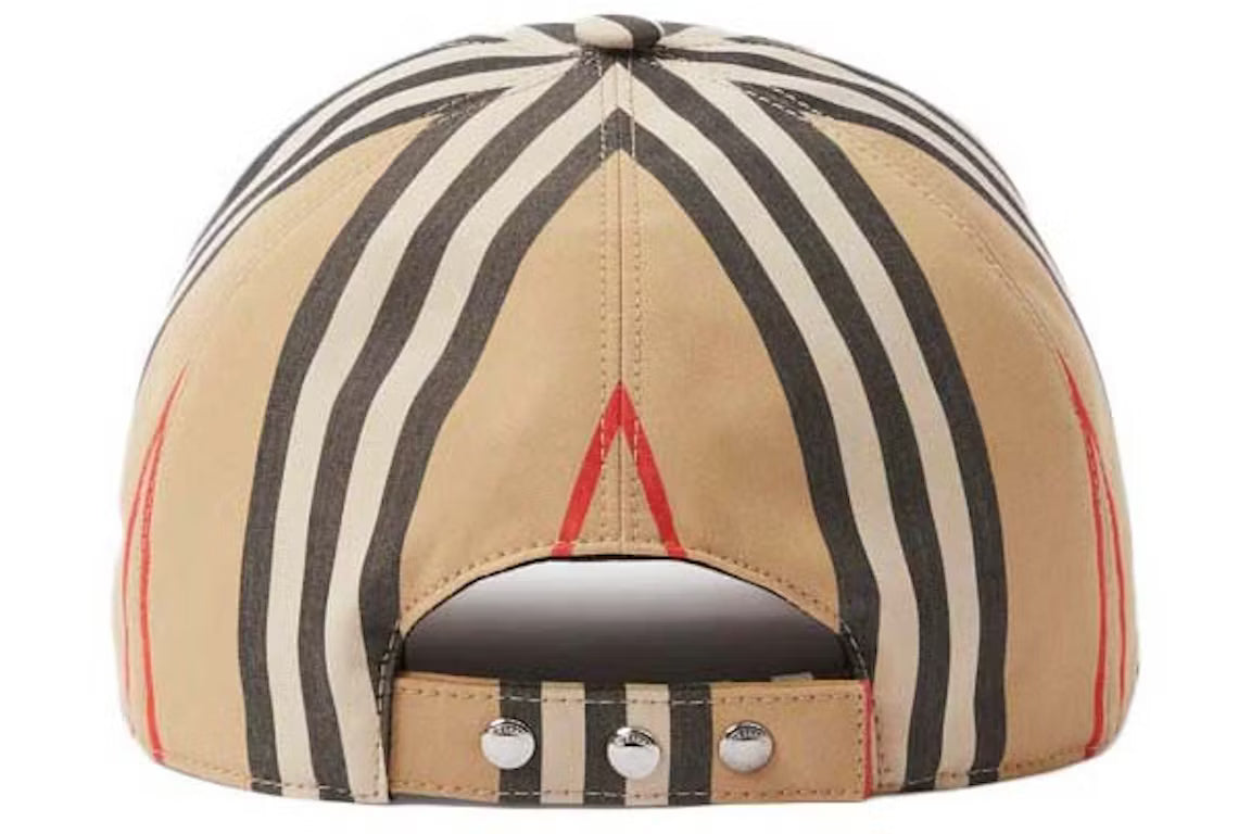 b vintage check cotton baseball cap