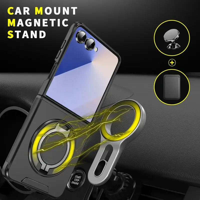 Shockproof Magnetic Ring Case