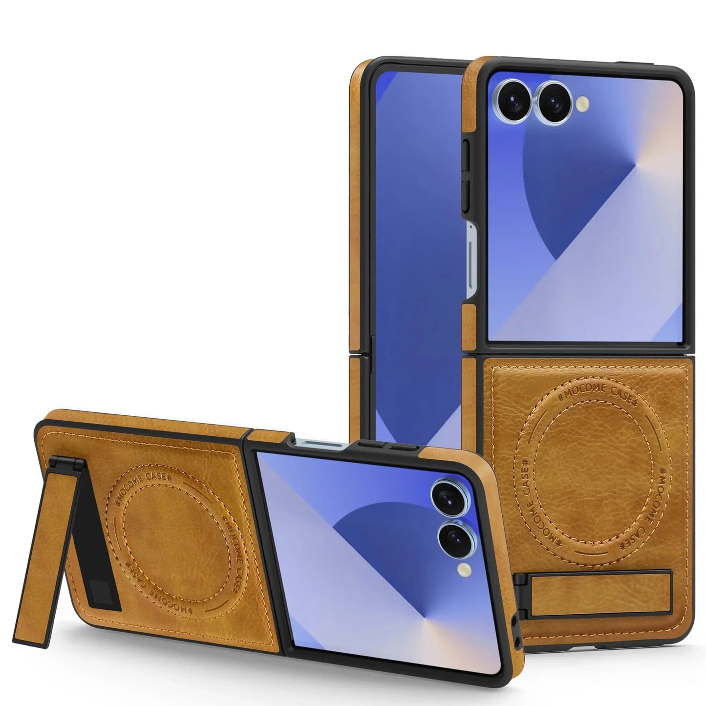 Leather Magnetic Stand Case