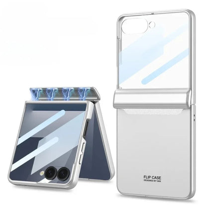 Magnetic Hinge Protection Case with Screen Protector