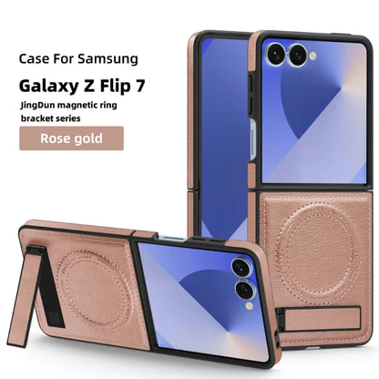 Leather Magnetic Stand Case