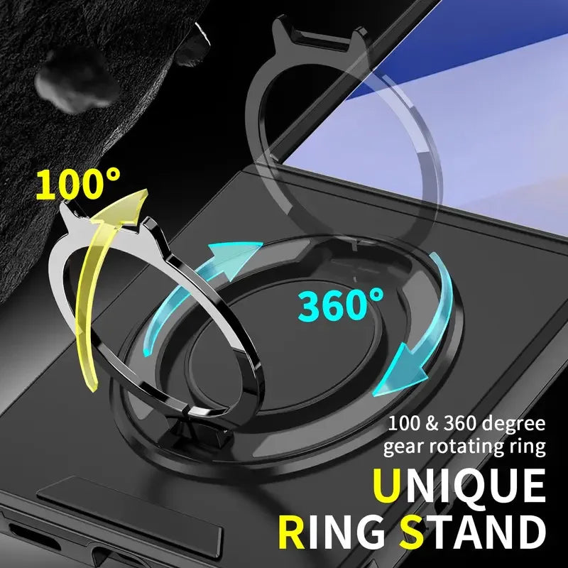 Shockproof Magnetic Ring Case