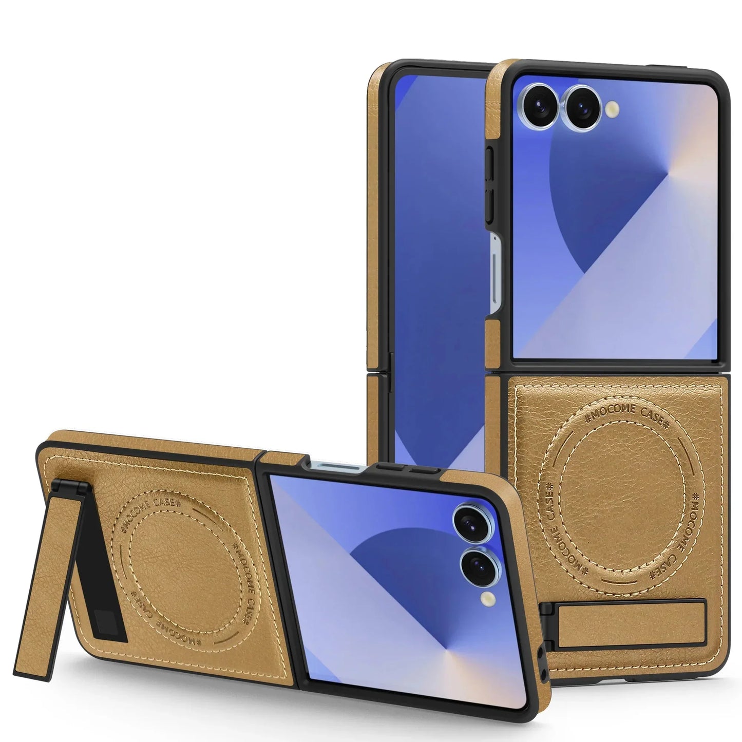 Leather Magnetic Stand Case