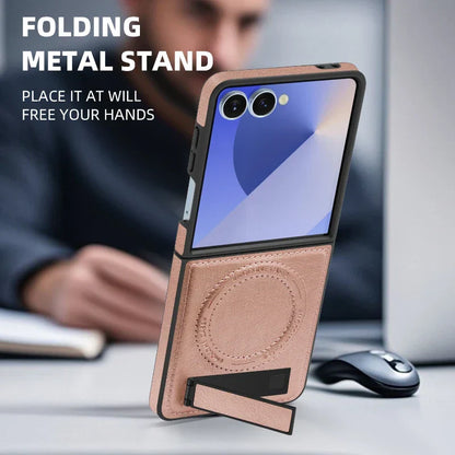 Leather Magnetic Stand Case